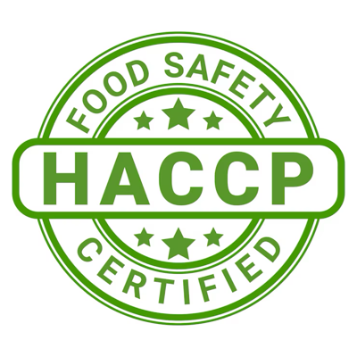 HACCP Food Safety Certified